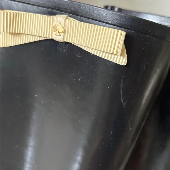 Kate Spade black rain boots - Picture 2 of 14